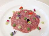 Carpaccio di Cotechino Modena IGP con salsa verde, sedano e limone