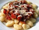 Gnocchi al ragù di coniglio