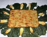 Pizza con i fiori di zucca